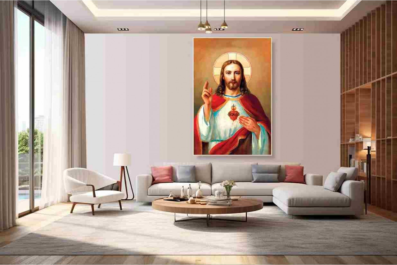 Immaculate heart of jesus christ painting | Best Painting 21