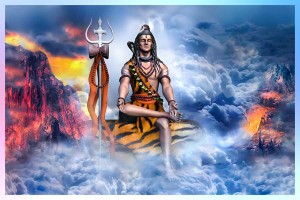 lord shiva mahadev bholenath hd image painting on canvas