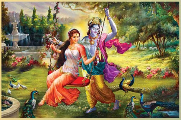 Radha Krishna Painting