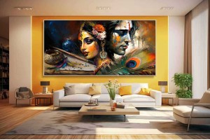 krishna images New Radha Krishna love Painting