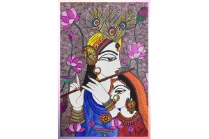 radha krishna painting