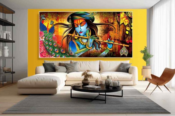 radha krishna painting radha krishna hd image canvas