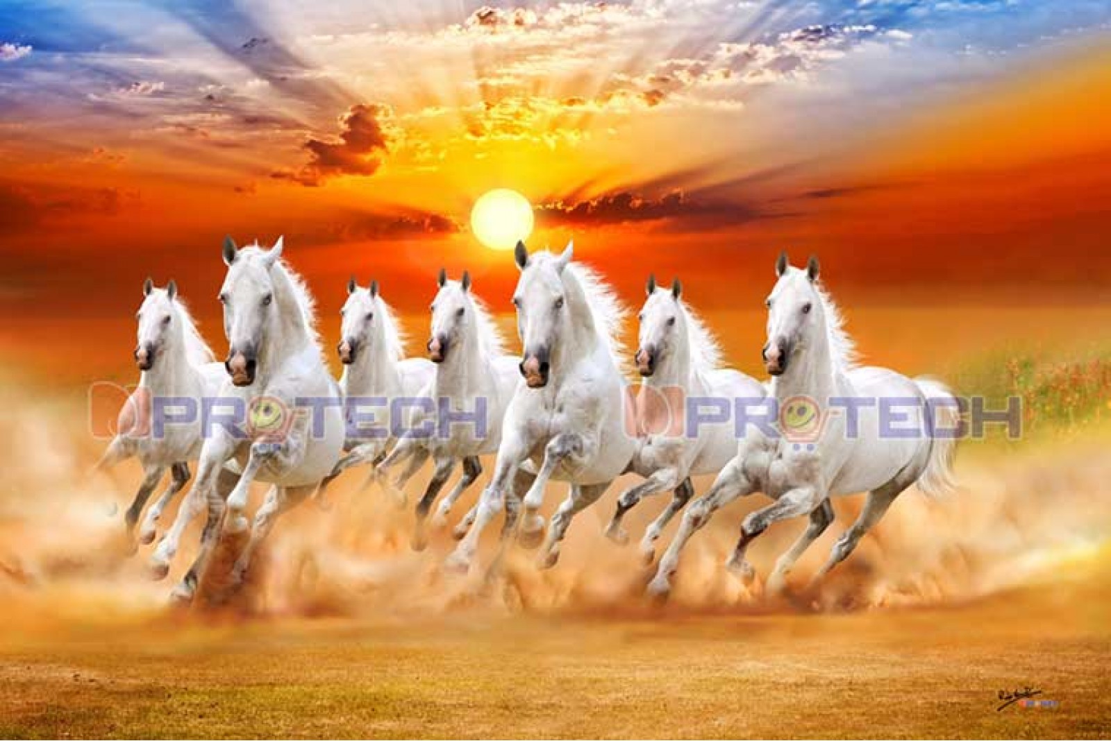 seven running horses vastu painting | best of 2021