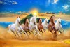 022 Best Seven Running Horses Painting wall canvas