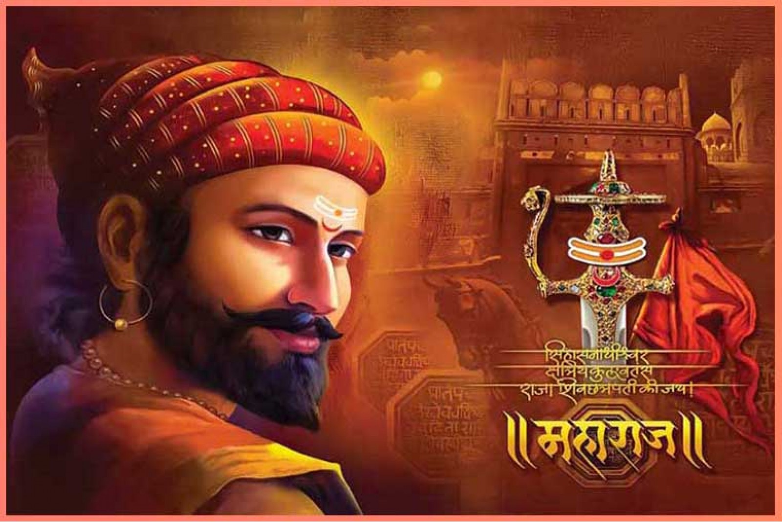 Chatrapati Shivaji Maharaj Painting Original Best Of 21 SV02L