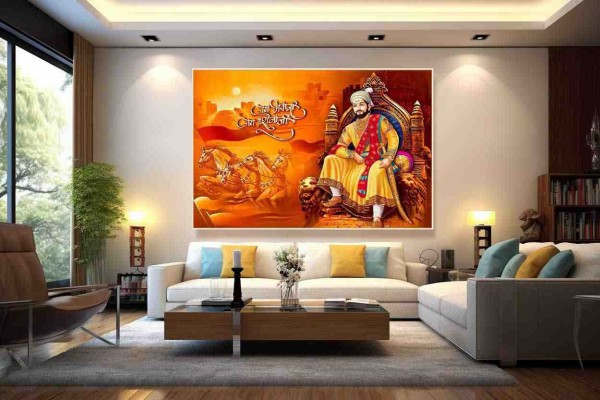 Chatrapati Shivaji Maharaj Painting Original Best Of Sv