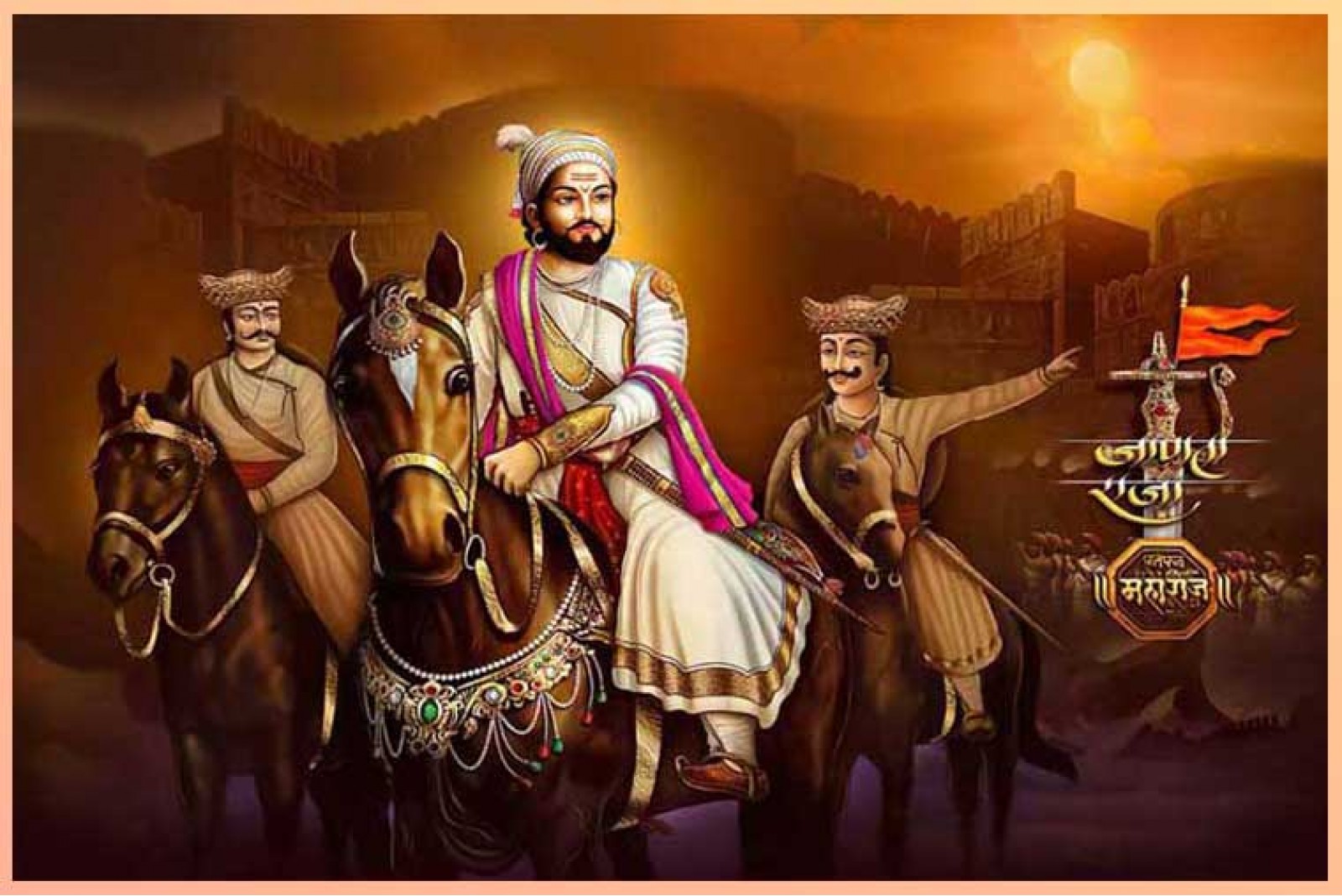 Chatrapati Shivaji Maharaj Painting Original Best Of Sv L