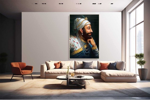 Chatrapati Shivaji Maharaj Painting Original Best Of Sv